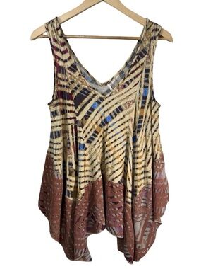 Free People Day Dreamers Swing Tank Top Sleeveless Large